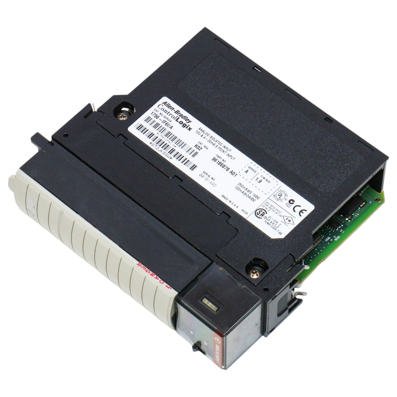 1756-IF6I/A Allen-Bradley, Control Logix Module: Analog Isolated