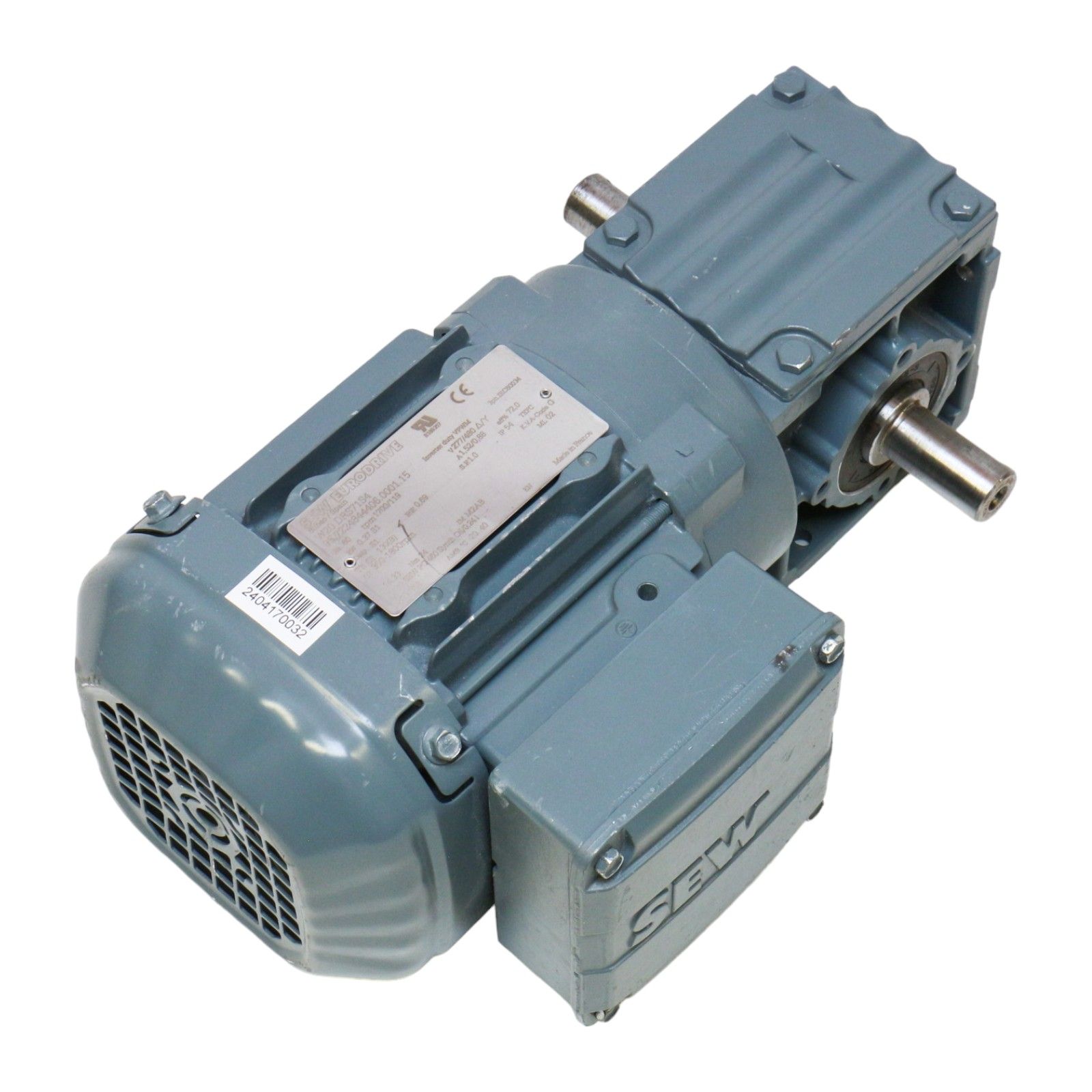 W20 DRS71S4 SEW, Eurodrive: 3 Phase Gearmotor: Hz: 60, rpm