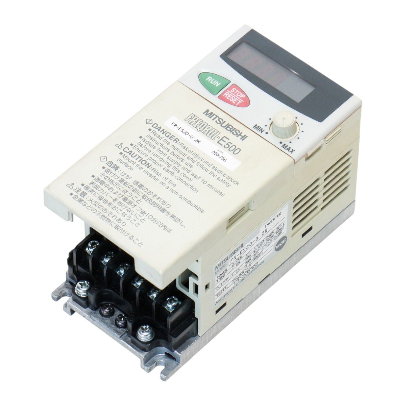☆中古☆三菱電機インバーターFR-E520-0.4K 三菱電機 FR-E520-0.4K